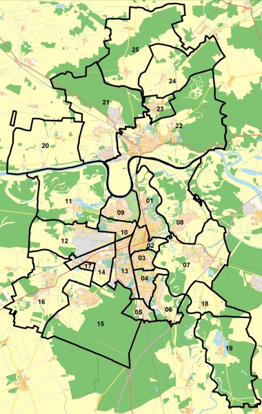 Stadtbezirke Dessau-Roßlau